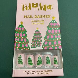 Red Aspen Nail Dashes
